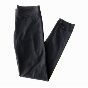 Limited Too Basic Black Full Length Leggings Girls 16